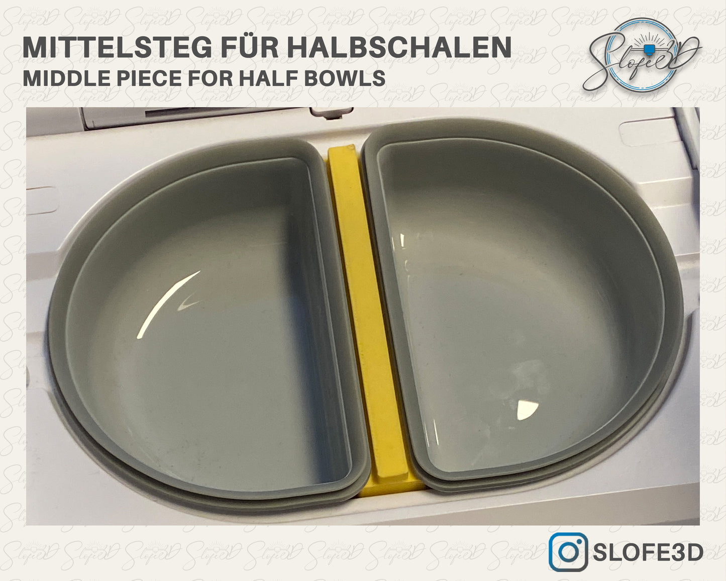 Center bar for half-shells SureFeed® Connect automatic feeders I 3D printing