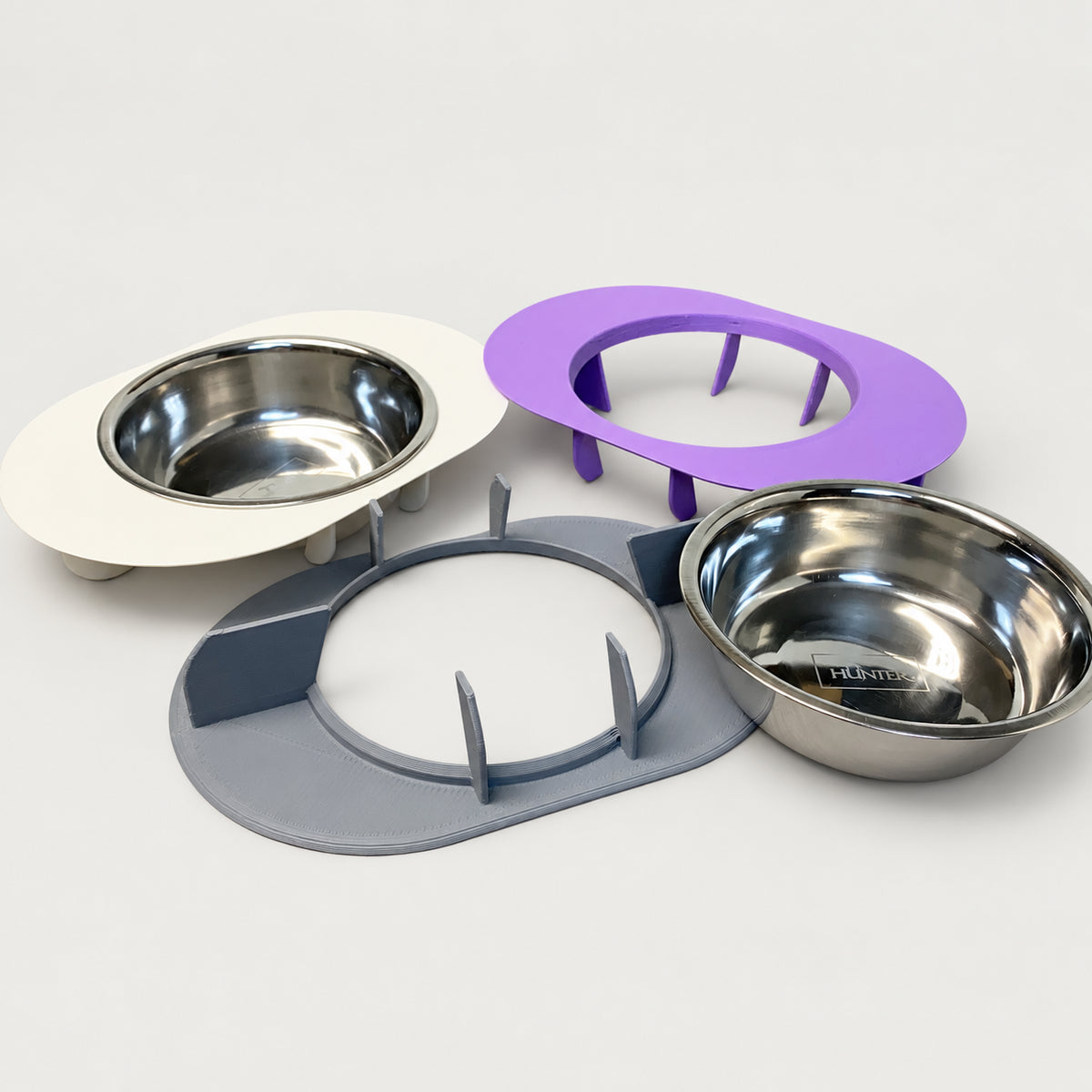 Adapter für Edelstahlnapf an SureFeed® Futterautomat, 3D-Druck von slofe3d