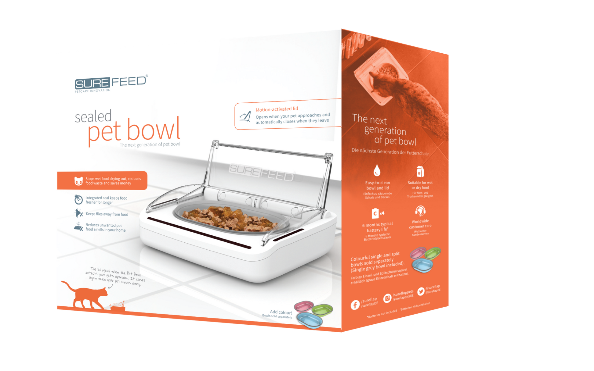 SureFeed® Luftdichte Futterschale - slofe3d