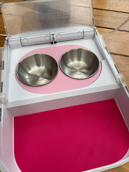 Adapter für 2 (Edel)stahl Futternäpfe für SureFeed®Futterautomaten I 3D-Druck