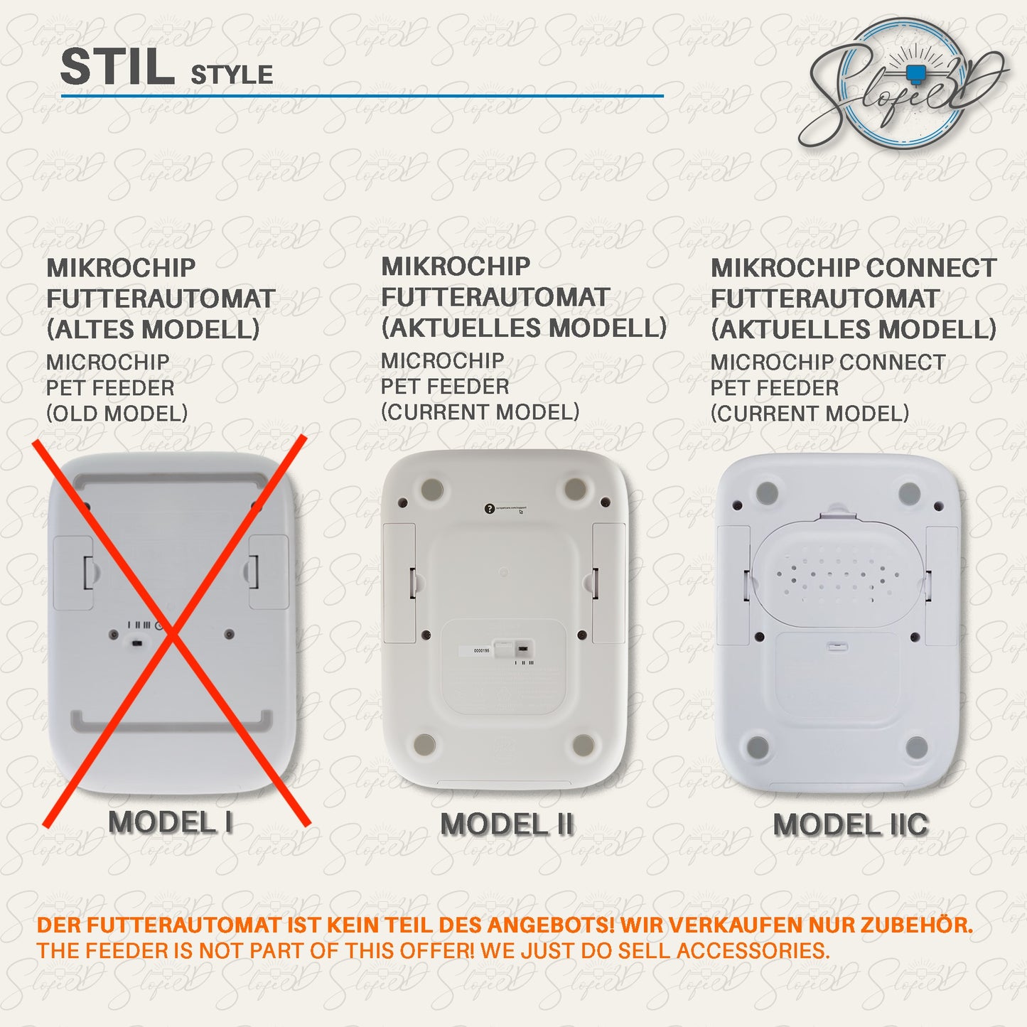 Höhenverstellbarer Ständer für SureFeed Futterautomat | 4 Stufen | 3D-Druck
