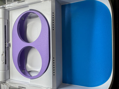 Standard twin bowl adaptor for SureFeed Connect: a single-piece frame without bowls