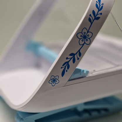 Floral side decals for SureFeed® Microchip Pet Feeder
