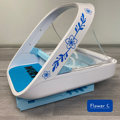 Floral side decals for SureFeed® Microchip Pet Feeder