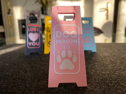 Fully personalised mini A-board sign | 3D-printed – SLOFE3D